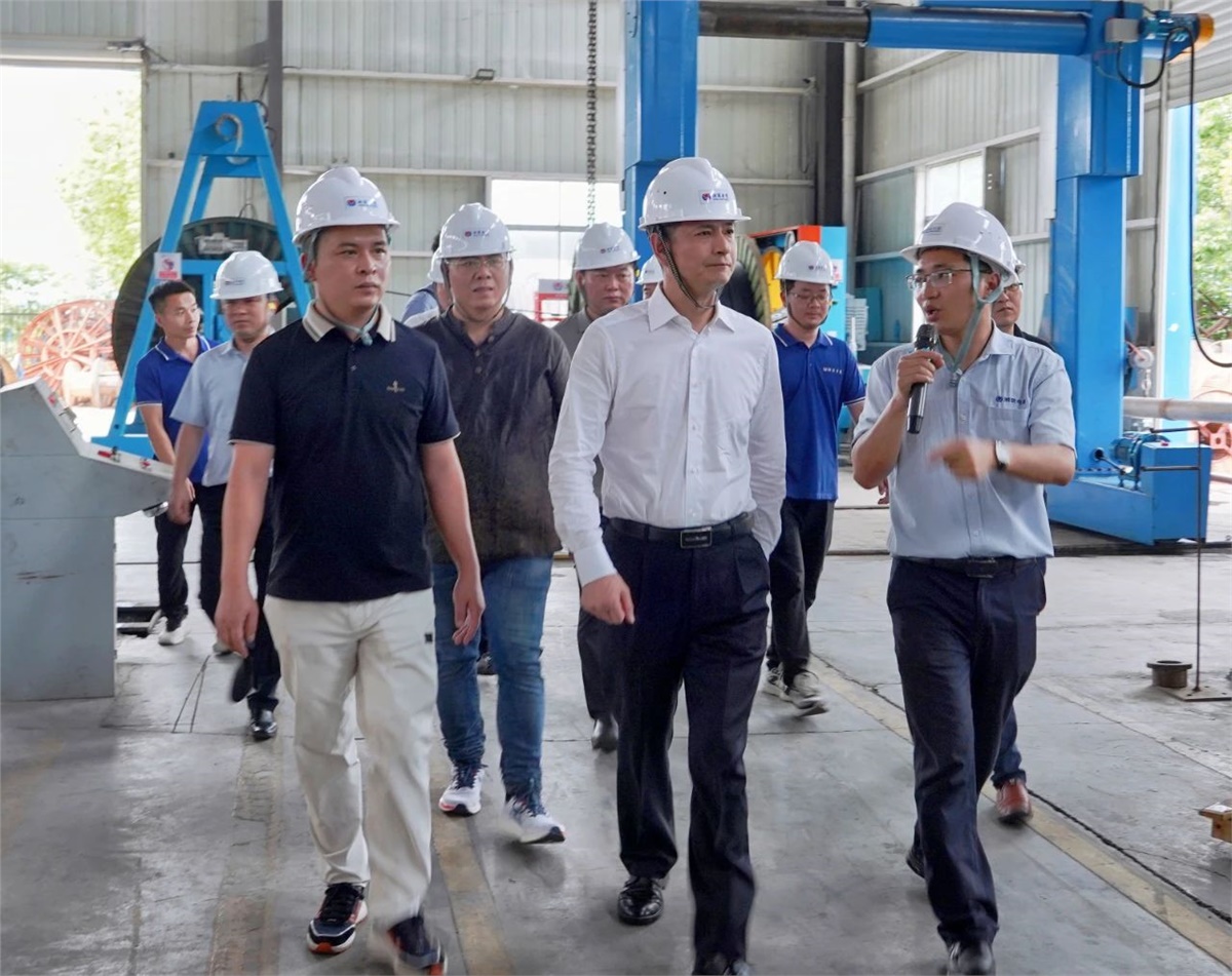 浏阳市委副书记、市长王雄文莅临湘联电缆调研指导！